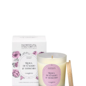 candela rosa di maggio & muschio nasoterapia