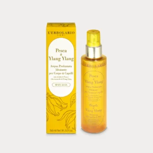 acqua profumata idratante pesca & ylang ylang l'erbolario